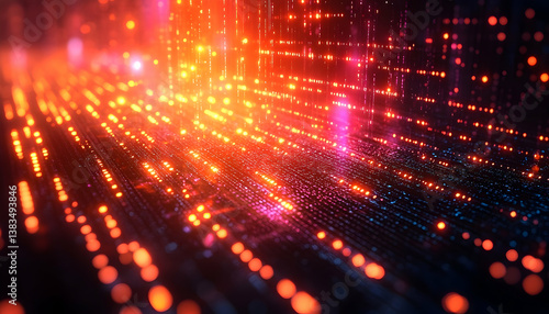 Wallpaper Mural Abstract digital network design Torontodigital.ca