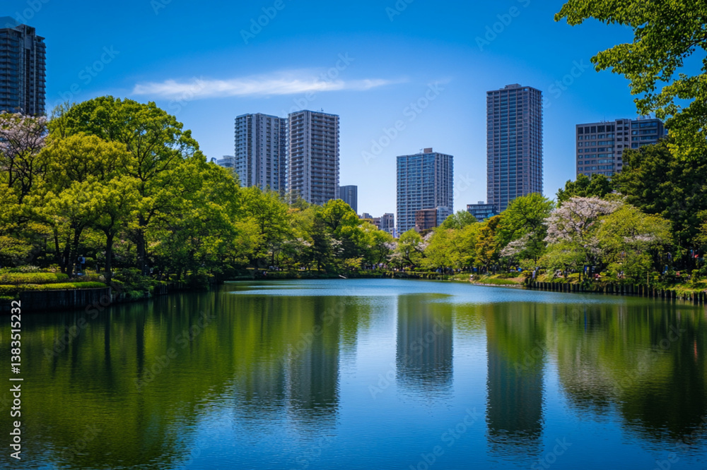 Naklejka premium central park new york city