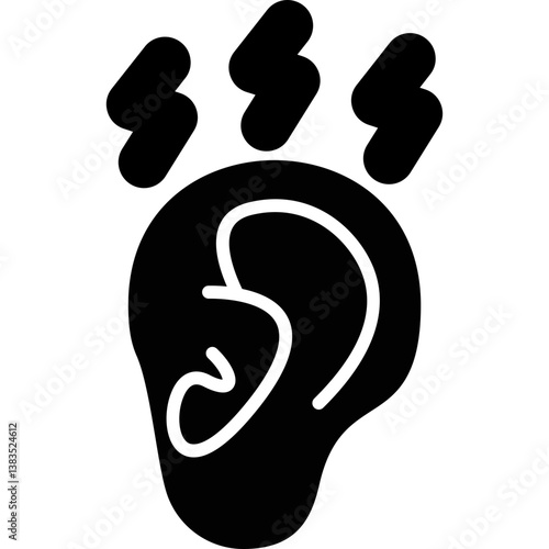 Ear Icon Vector Element