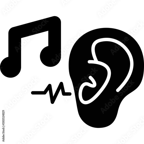 Ear Icon Vector Element