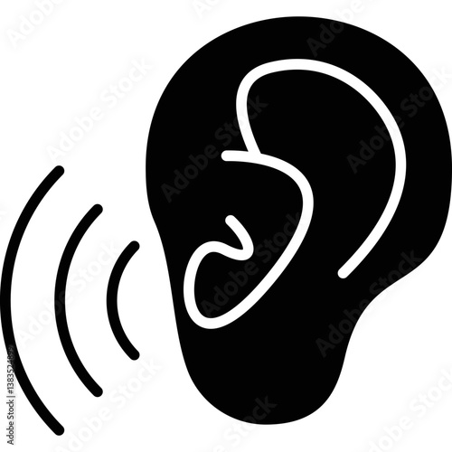 Hear Icon Vector Element