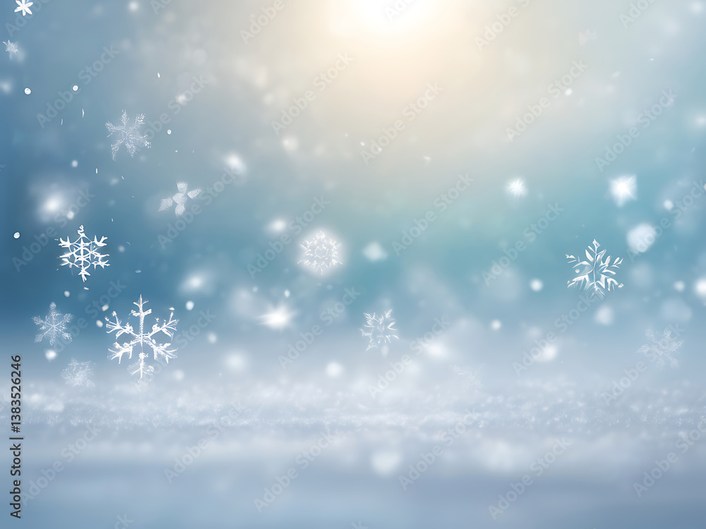Natural Winter Christma creating a magical and all to enjoy no people christmas card snowing greeting card blue background. ai Natural Winter Christma creating a magical and all to enjoy no people christmas card snowing greeting card blue background. ai