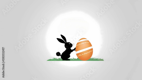 easter eggs on a white background