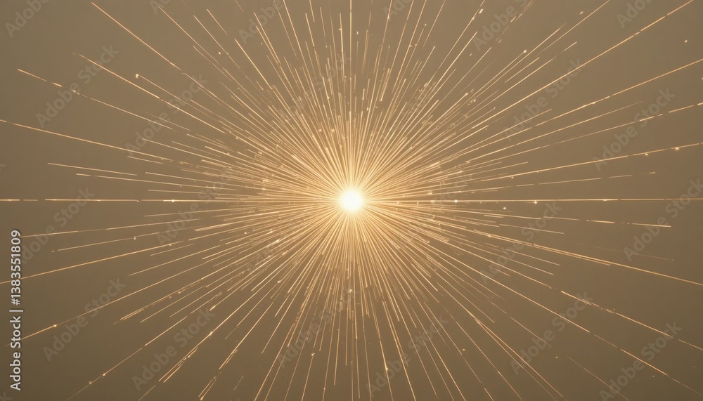 Obraz premium Radiant light explosion abstract art digital design vibrant environment close-up view artistic concept for visual impact
