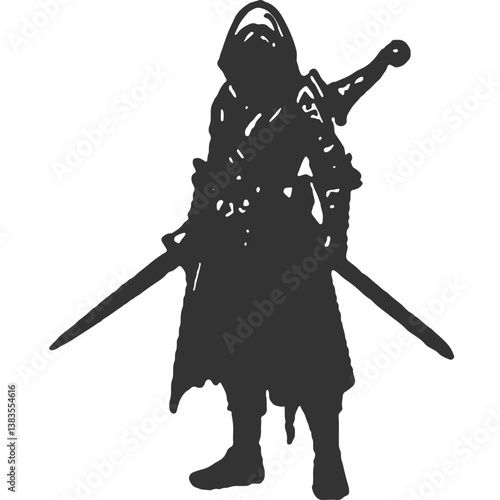 Wrong Choice Vintage Illustration Vector