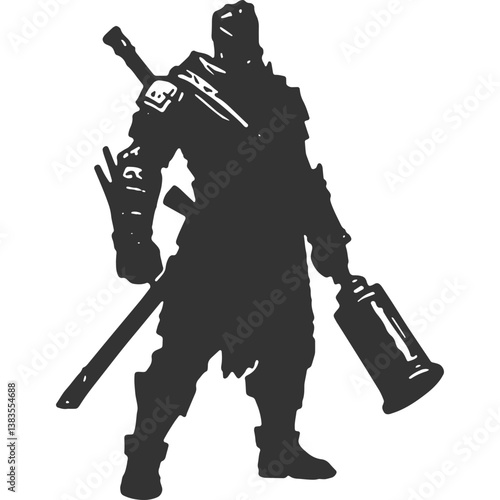 Wrong Choice Vintage Illustration Vector