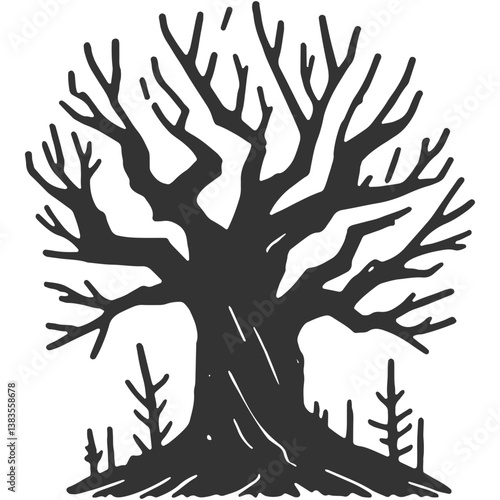 Lasting Wound Vintage Illustration Vector