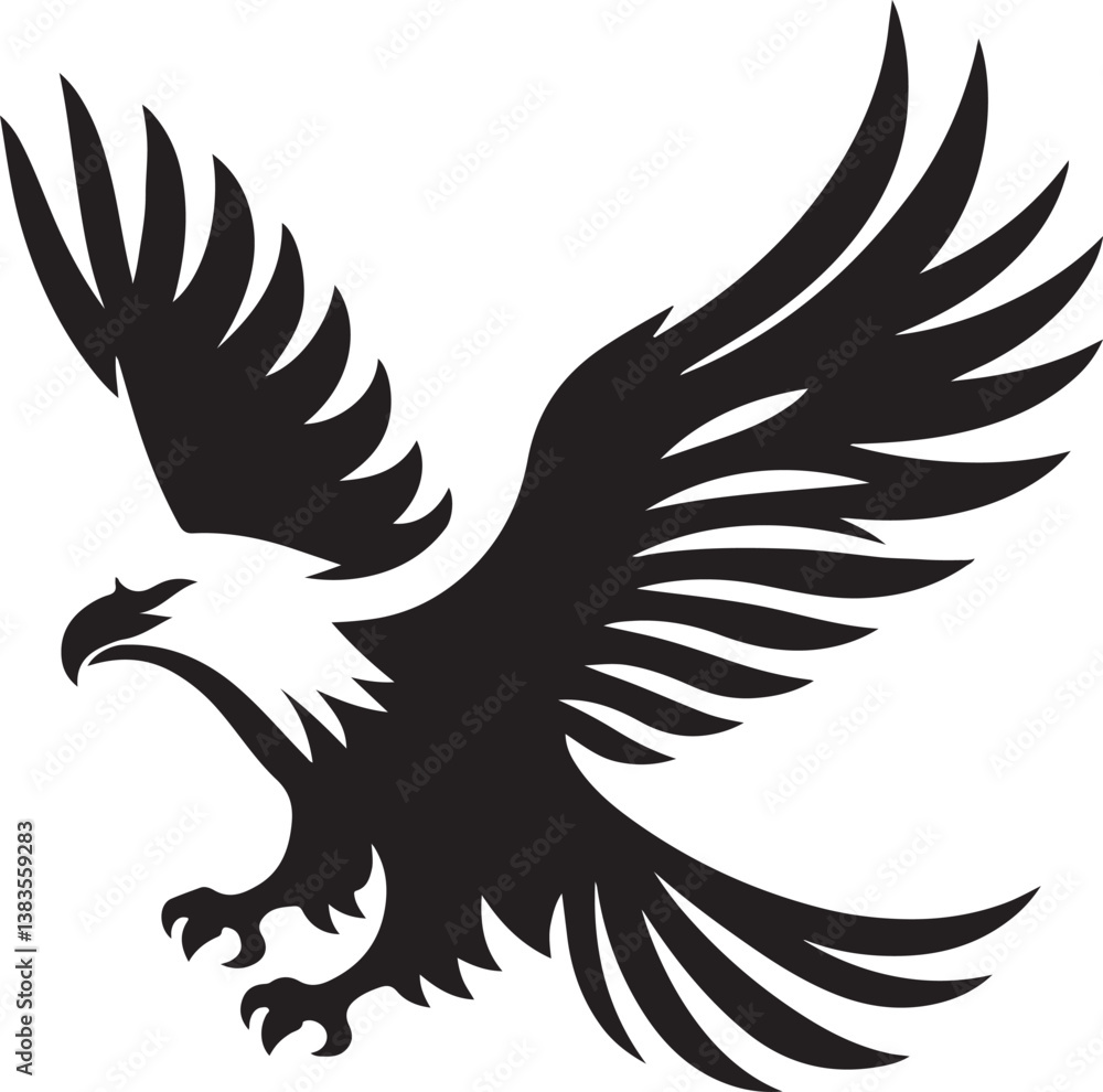 Obraz premium Eagle logo vector
