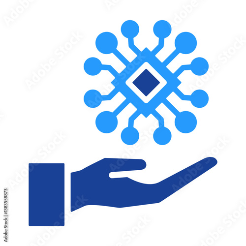 Processor Icon Single Vector Collection 