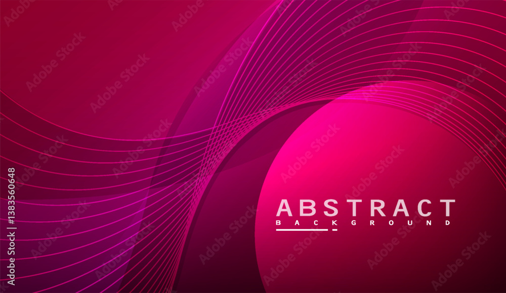 Dynamic magenta backdrop featuring layered curves and vibrant linework, ideal for modern graphic design applications, posters and vibrant brand visualizations that seek to be eye-catching Dynamic magenta backdrop featuring layered curves and vibrant linework, ideal for modern graphic design applications, posters and vibrant brand visualizations that seek to be eye-catching