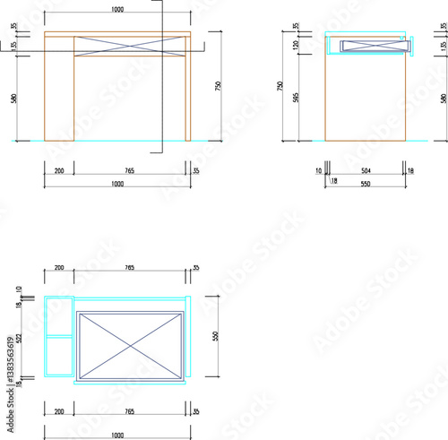 silhouette design vector illustration sketch drawing furniture wooden cupboard interior decoration room