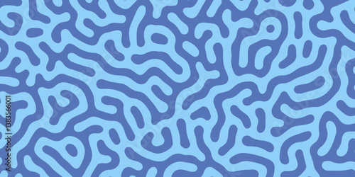 Vector modern Seamless Organic Pattern Abstract Background. Illustration for packaging, covers, designer bags, clothes, Wallpaper. biological texture, zigzag, Monochrome, seamless, waving, turing, art