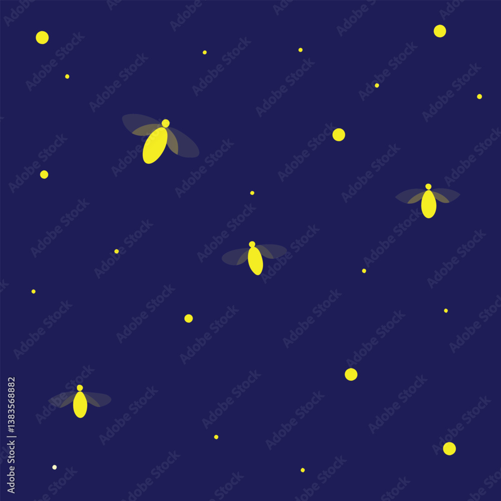 Naklejka premium seamless background with stars