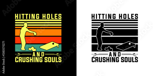 Hitting holes and crushing souls - digital high quality print ready cut file