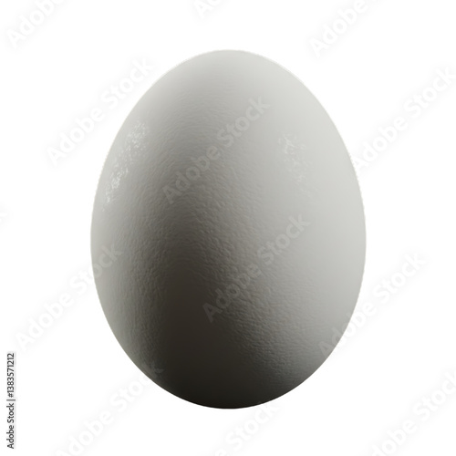 boiled egg isolated on white background 