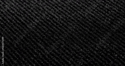 Wallpaper Mural Dark Linear Textured Surface in Motion. Dark surface with fine linear patterns and smooth camera movement, perfect for minimalist backgrounds and design projects. Torontodigital.ca