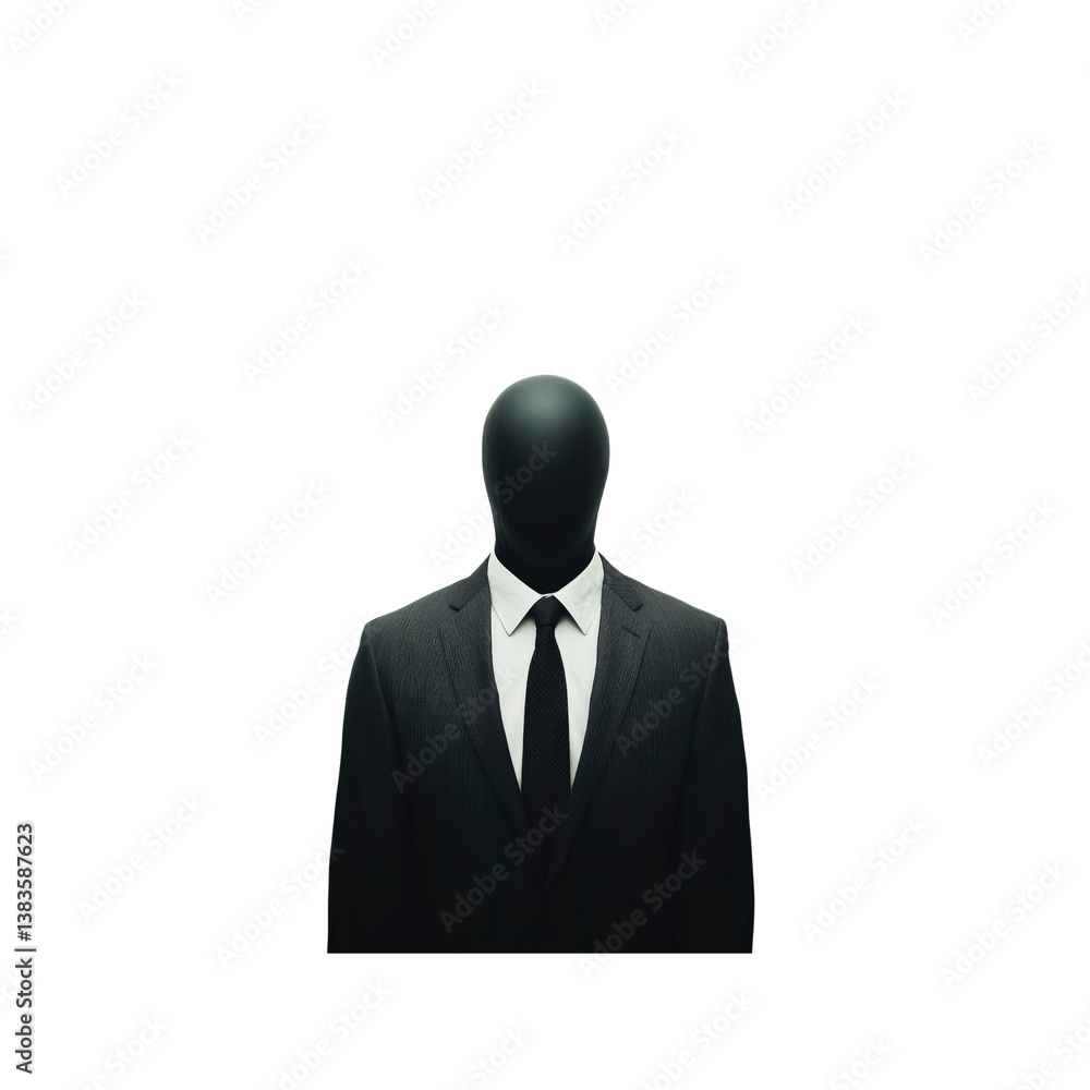 Anonymous Businessman Faceless Figure in a Dark Suit Anonymous Businessman Faceless Figure in a Dark Suit