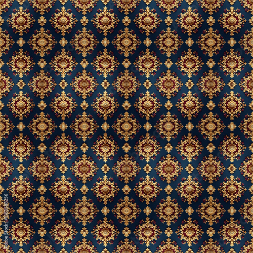 Baroque pattern for textile design