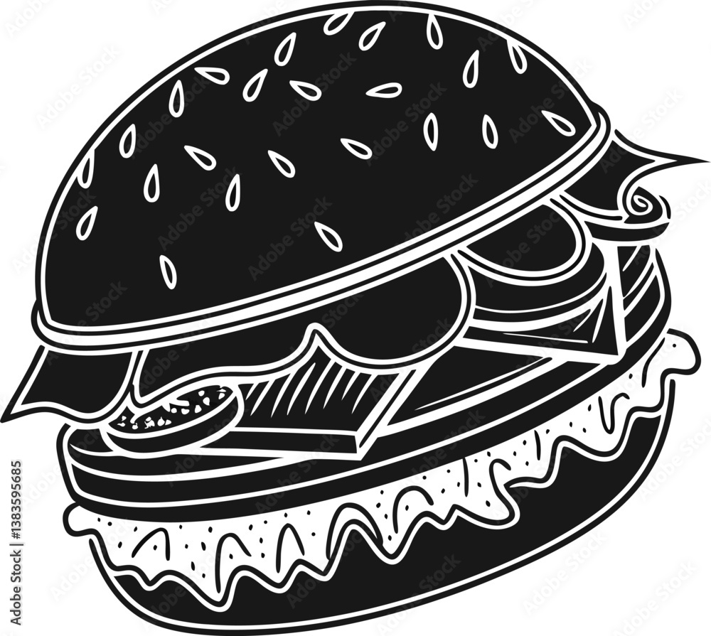 fast food burger fast food burger