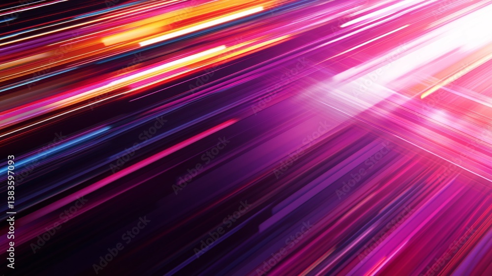 Colorful streaks of light creating dynamic lines across a dark background Colorful streaks of light creating dynamic lines across a dark background