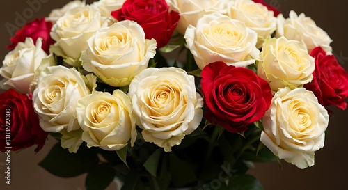 Crimson & Cream Dreams AI Generated