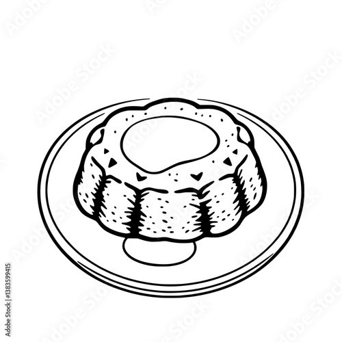 Delicious Bundt Cake Topped With Orange Glaze