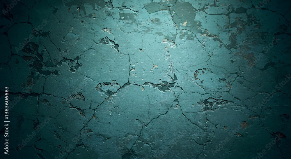Teal Fracture AI Generated