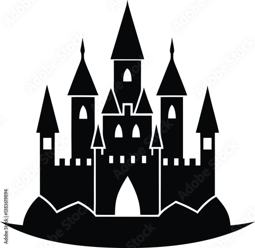 castle in the night
