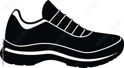 sport shoes vector illustration