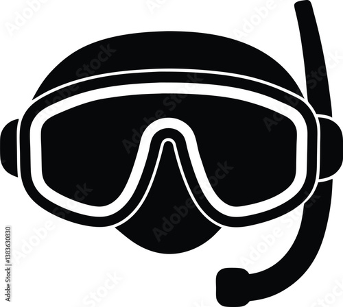 diving mask and snorkel
