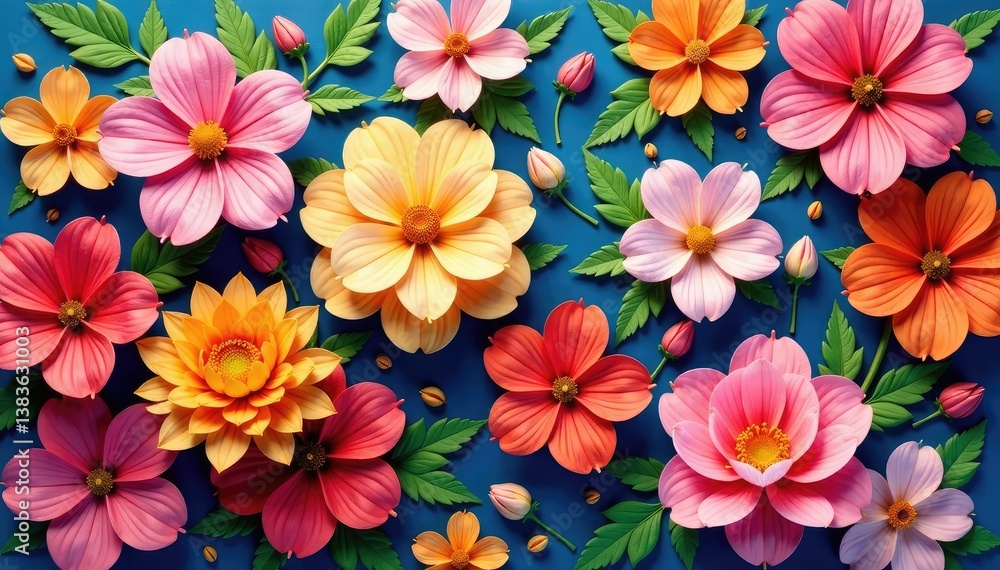 Continuous blooming flowers, intricate design, plant, background, romantic Continuous blooming flowers, intricate design, plant, background, romantic