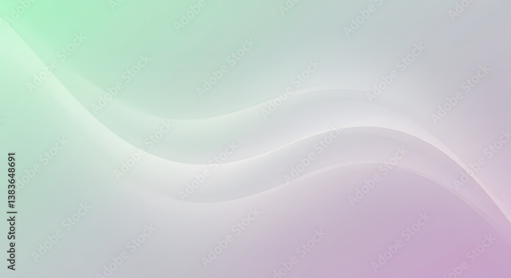 Obraz premium Abstract background with flowing waves in soft pastel colors design