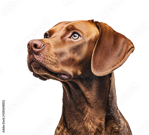 Wallpaper Mural Dog portrait in pet isolated on transparent background, png Torontodigital.ca