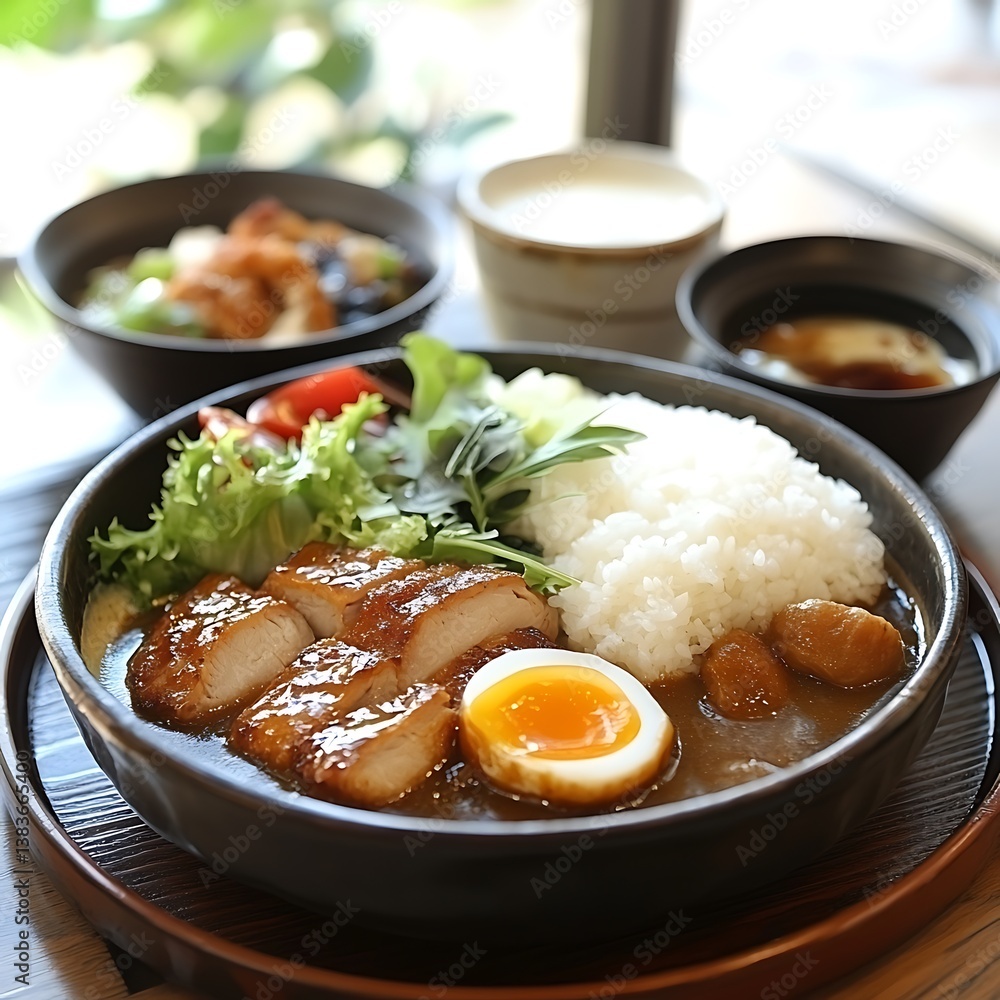 A delicious meal containing multiple dishes of assorted food A delicious meal containing multiple dishes of assorted food