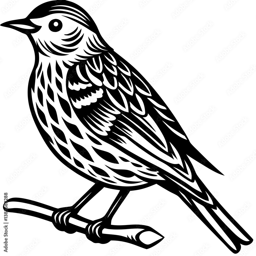 Obraz premium Flying birds silhouettes on white background. Vector illustration. isolated bird flying. tattoo design.