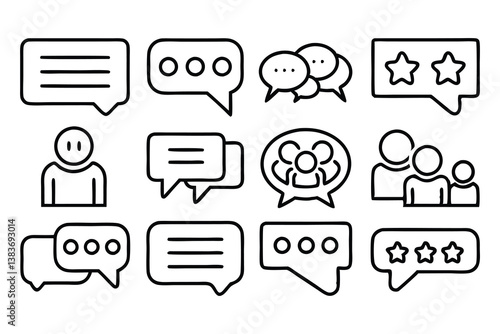 communication  chat and speech bubble related edit