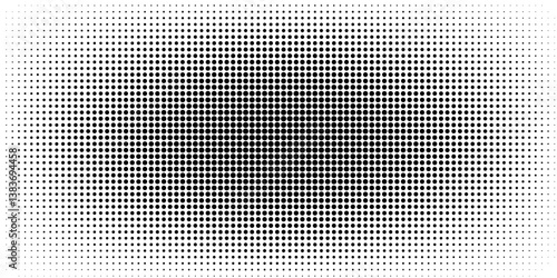 Wallpaper Mural Dark Multicolor vector pattern with colored spheres. Geometric sample of repeating circles on white background in halftone style. Torontodigital.ca
