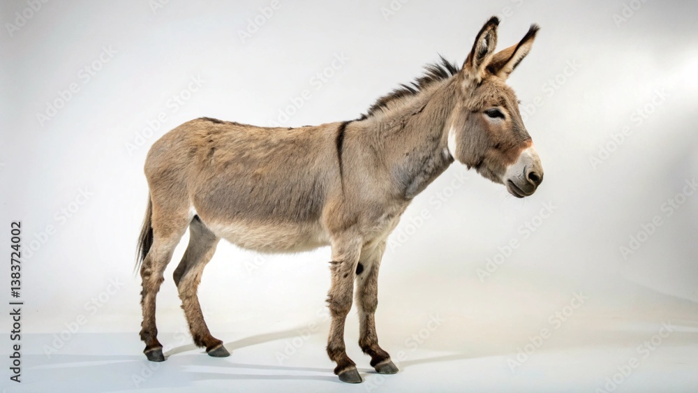 Fototapeta premium Mule on studio background 