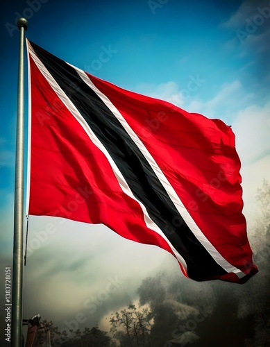  Trinidad and Tobago National flag Weaving 