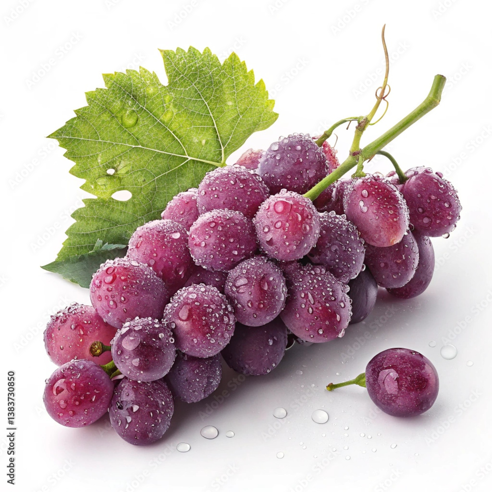 Fototapeta premium bunch of red grapes
