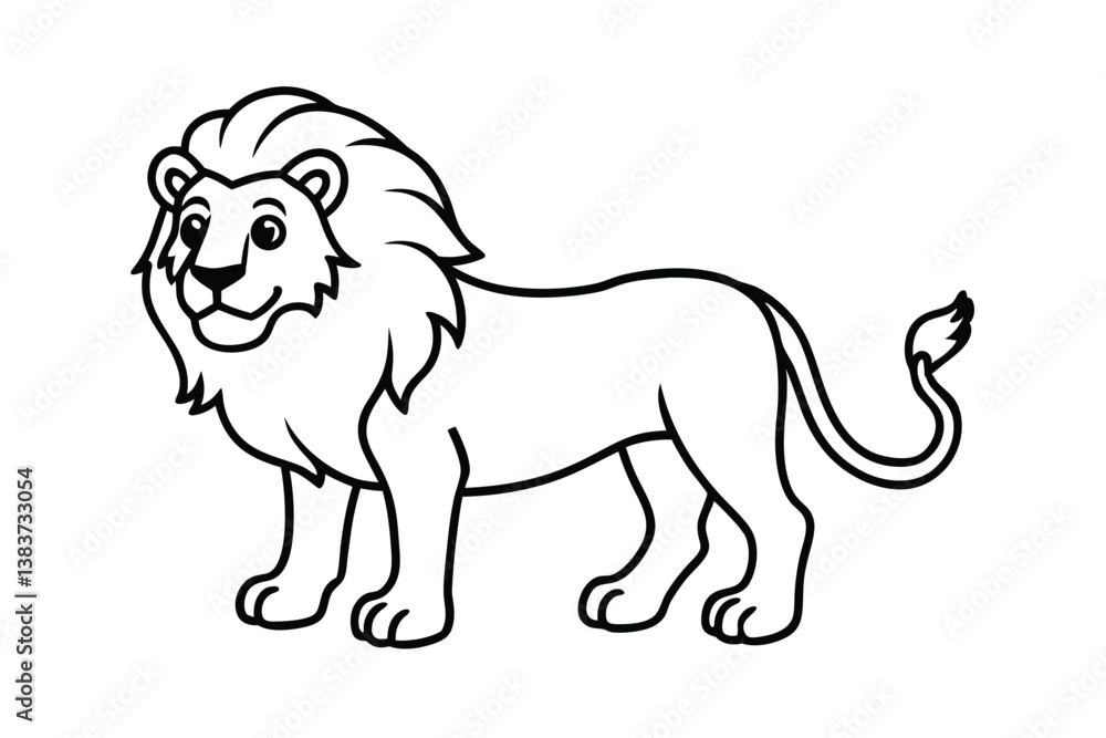 vector illustration of a lion vector illustration of a lion