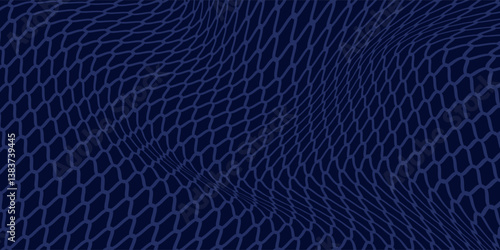 Curved net pattern. Seamless design for sportswear or equipment like soccer goals, volleyball nets, basketball hoops, hockey nets, modern