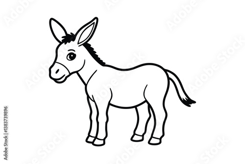 donkey cartoon illustration