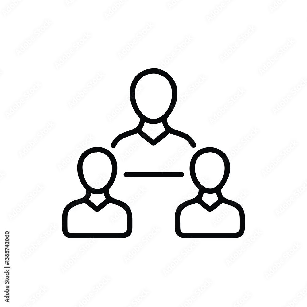 Teamwork and Collaboration Icon Teamwork and Collaboration Icon