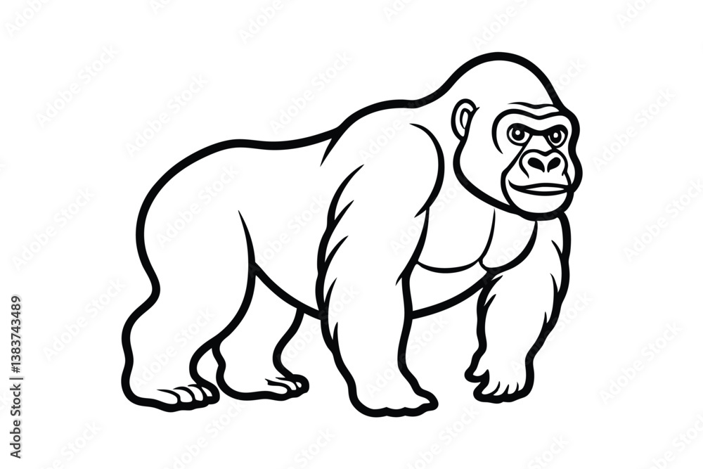 Obraz premium gorilla