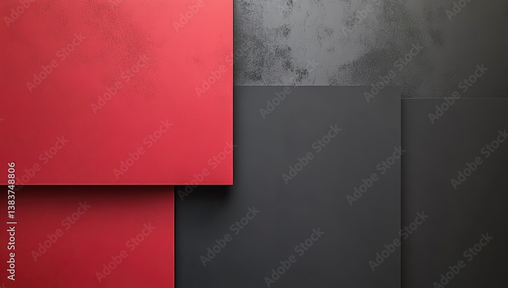 Modern minimalist design background with a dark gray and red color scheme Modern minimalist design background with a dark gray and red color scheme