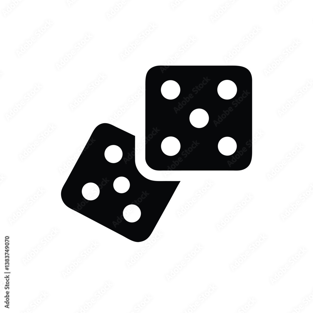 Simple Illustration of Two Dice Simple Illustration of Two Dice