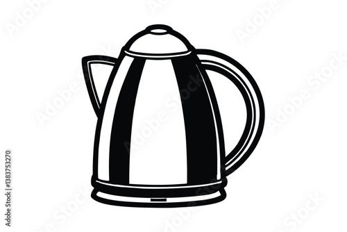 kettle isolated on white