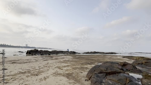 fishing boats on the Madh beach