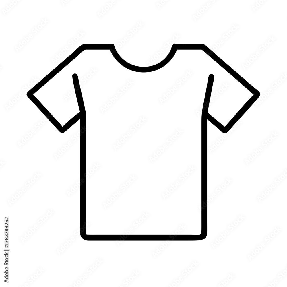 T shirt outline vector graphic design template for fashion apparel clothing and garment industry needs design T shirt outline vector graphic design template for fashion apparel clothing and garment industry needs design